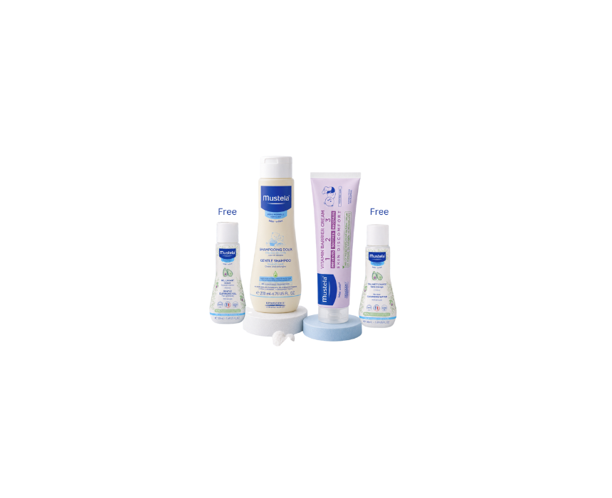 168 Gentle Shampoo + Cream Duo Mustela - Image 1