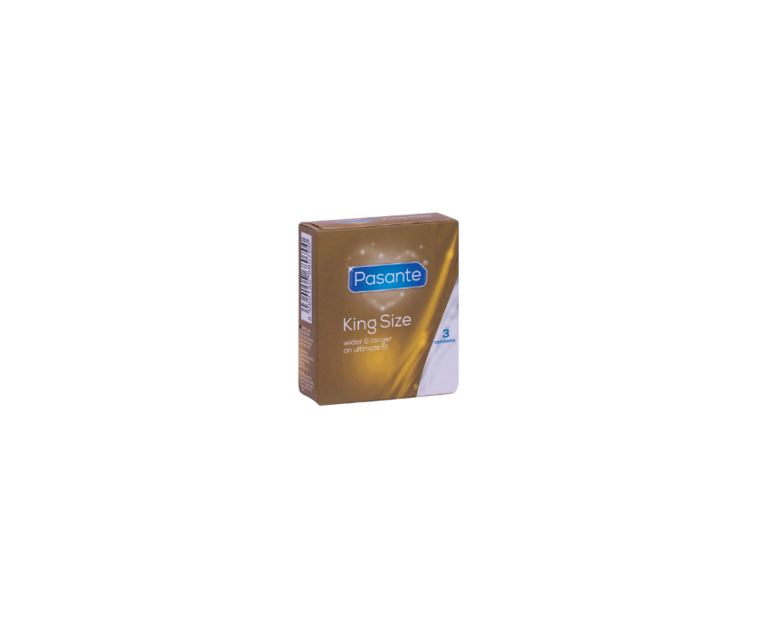 172 King Size Condoms 3‑Pack Pasante - Image 1