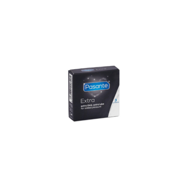 Extra Condoms 3‑Pack & 12‑Pack Pasante