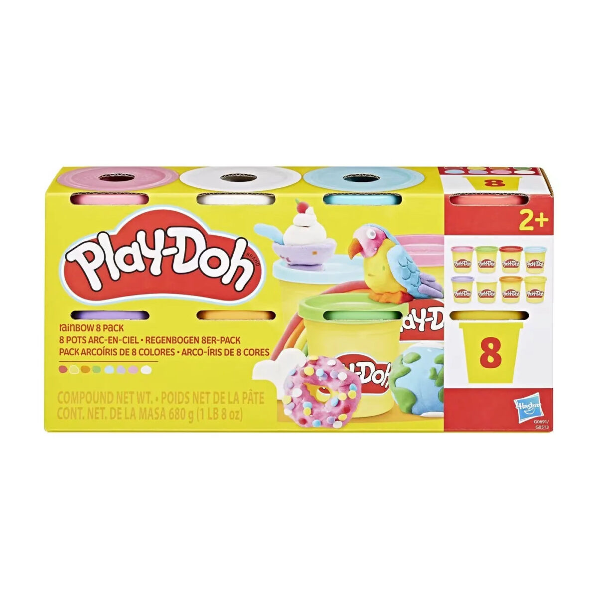 194356339515_5547cacb-3bcd-48ae-a09b-ee20b3eb7ecf Play-Doh Set 8 Rainbow Jars