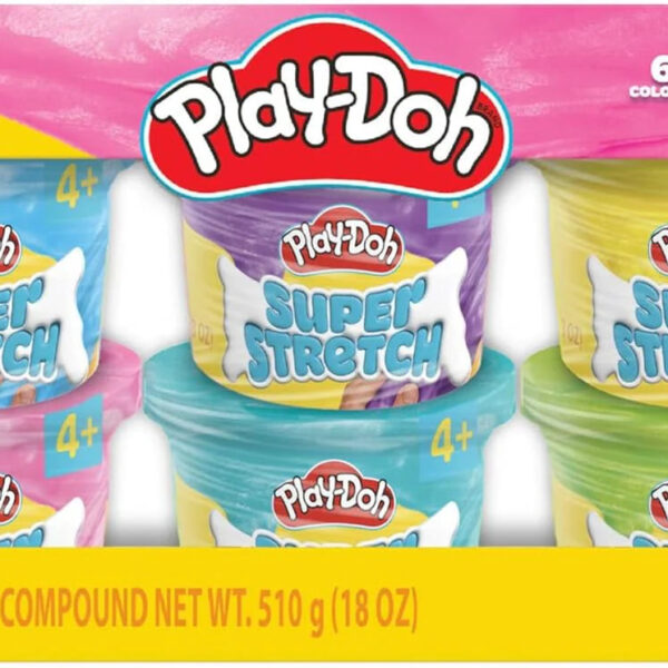 Super Stretch Slime - Pack of 6 - 85 g Each