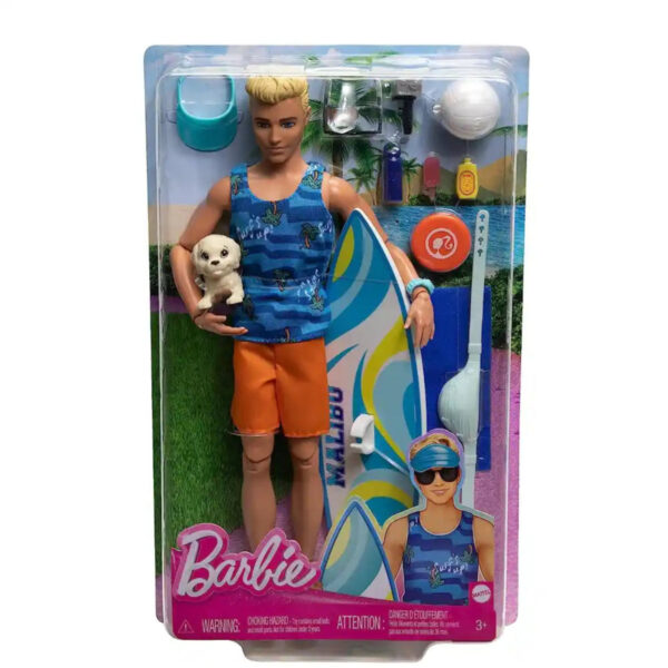 Barbie Ken Beach Surfer Doll Set