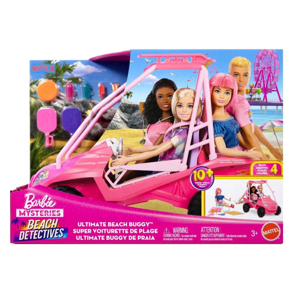 194735306305_7764d0cf-9edd-4234-8e7c-a36e781592c3 Mysteries Beach Detectives Ultimate Beach Buggy Doll Vehicle