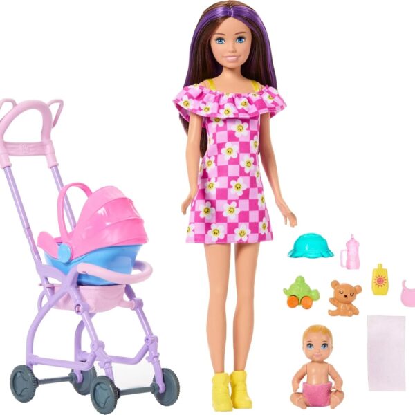 Skipper Babysitters Inc. Playset with Brunette Doll