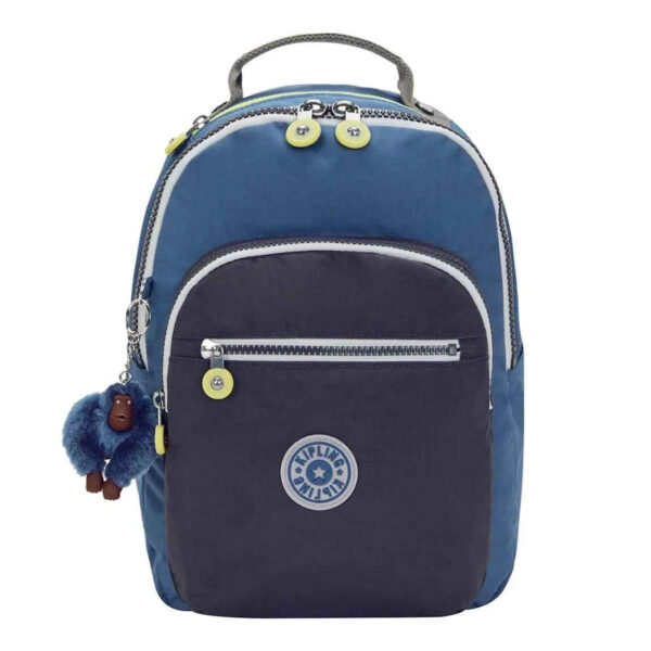 Kipling Small Backpack - Fantasy Blue Block