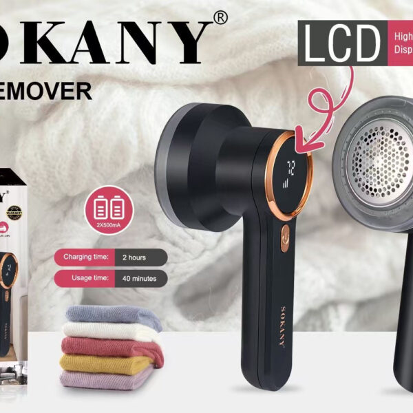 Sokany Lint Remover Honeycomb Grille Visual Hairball Box with One Key Switch