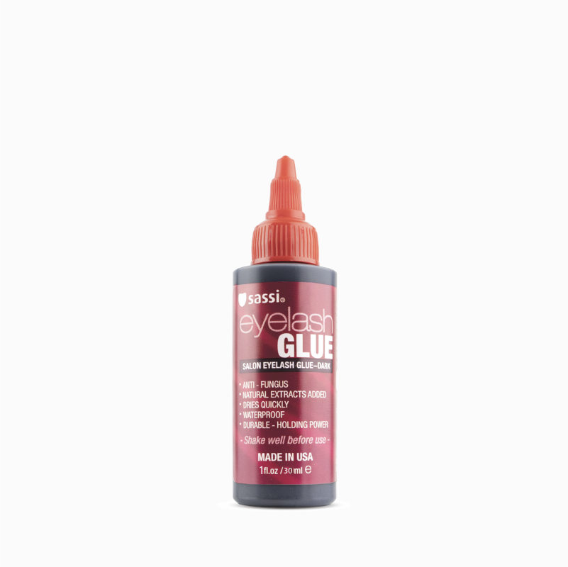 1_oz_dark_glue-08 SASSI EYELASH GLUE ORIGINAL MADE IN USA (BLACK)