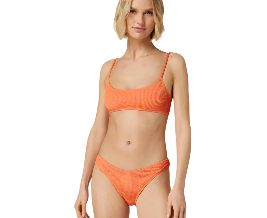 2 Womens Waffle Bikini Set - Image 1