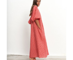 Boho Chic And Effortless Coral Dress - Image 