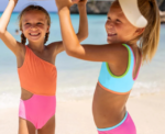 Candy Colorblock One Shoulder Swimsuit - Image 