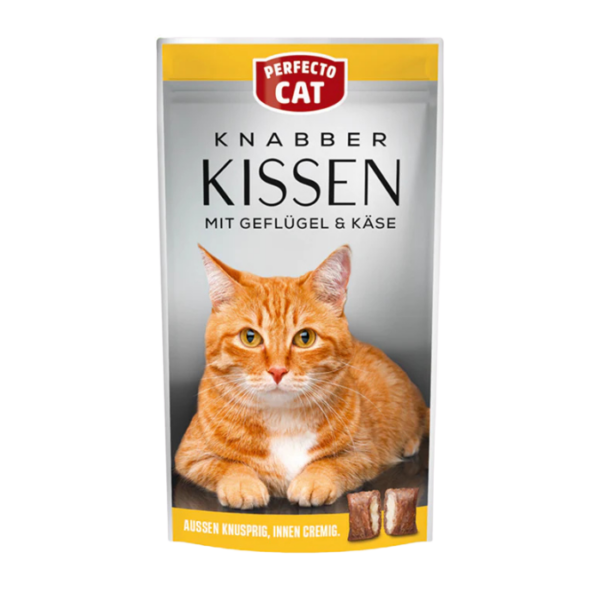 Perfecto Cat Knabber Kissen Poultry And Cheese