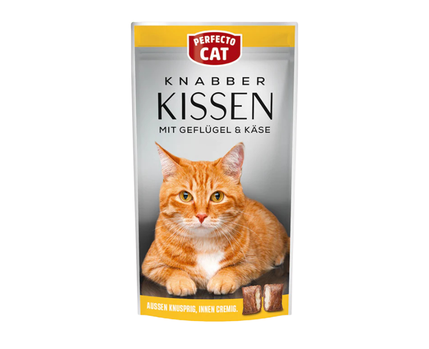 2 Perfecto Cat Knabber Kissen Poultry And Cheese - Image 1