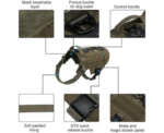Dog Harness Tactical Military - Image 