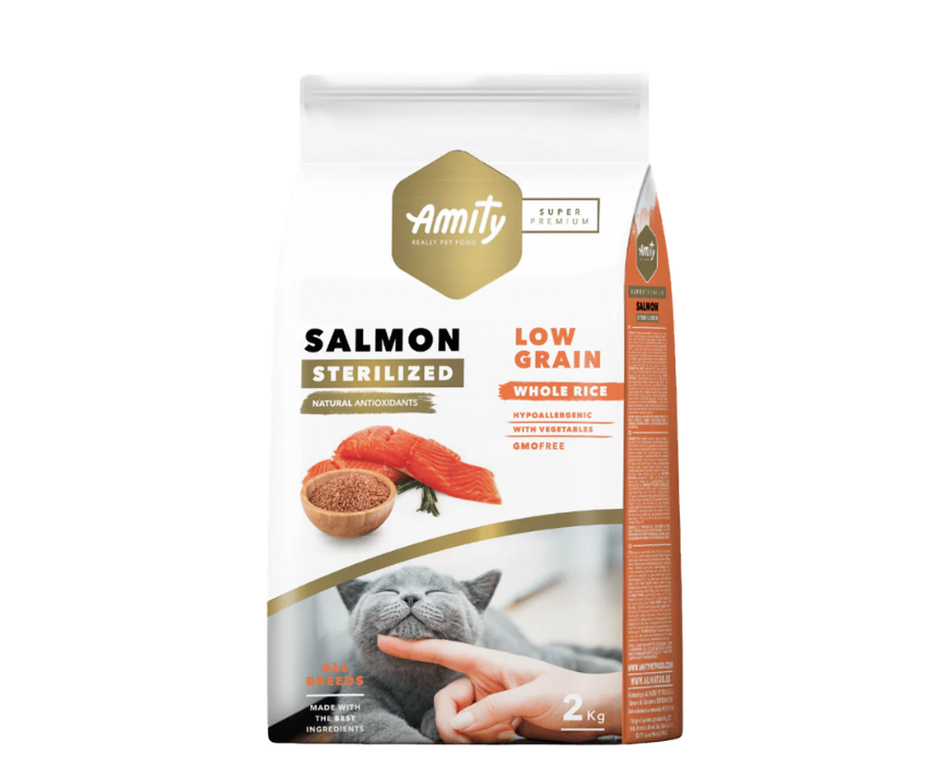 2 Amity Super Premium Sterilized Cat Salmon - Image 1