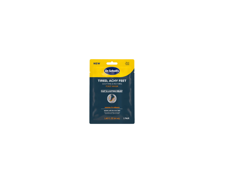 213 Tired Achy Feet Soothing & Reviving Foot Mask Dr. Scholl's - Image 1