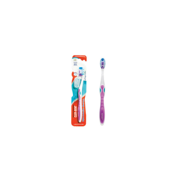 Triple Protection Toothbrush Soft Cleo‑Dent