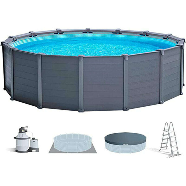 Graphite Gray Panel Set D 4.78 X 1.24M W Sand Filter Pump