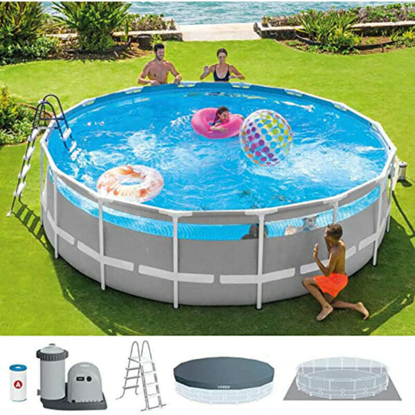 Prism Frame Clearview Pool Set D 4.88M X 1.22M