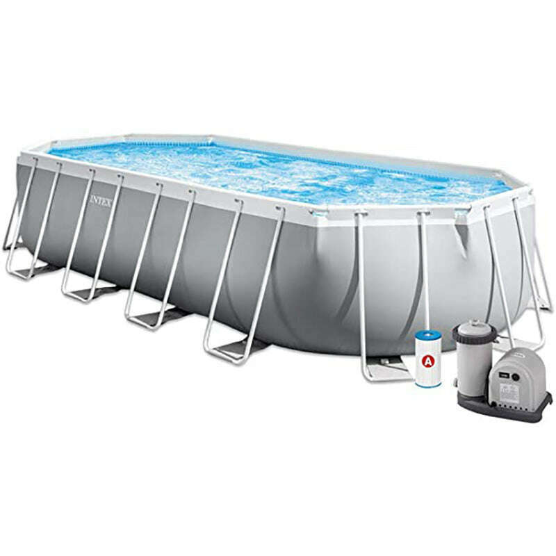 26792-1_57101572-c344-48d5-83ce-d073269e1e08 Prism Frame Oval Pool Set 6.10 X 3.05 X 1.22M