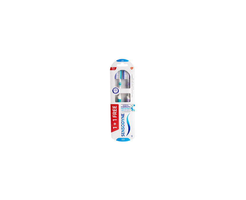 282 Complete Protection Toothbrush Soft 1+1 Free Sensodyne Advanced - Image 1