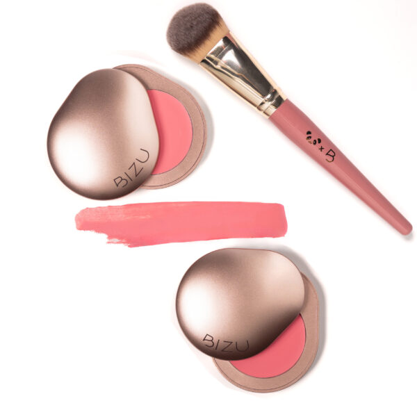 Coral Crush + Cheeky Finish Brush Duo