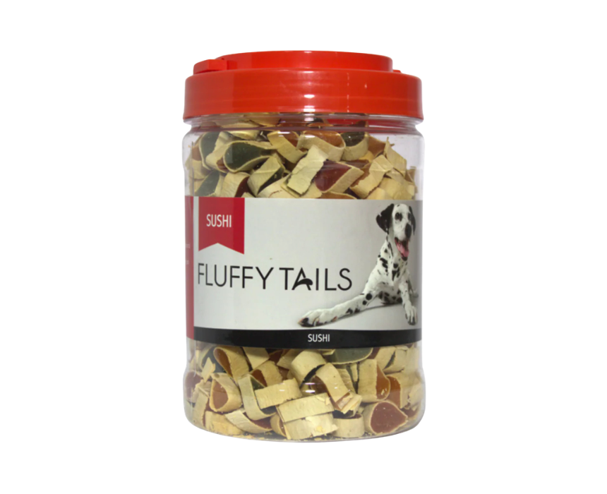 3 Fluffy Tails Sushi Dog Treats - Image 1