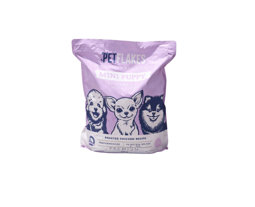 3 Pet Flakes Mini Puppy Roasted Chicken - Image 1