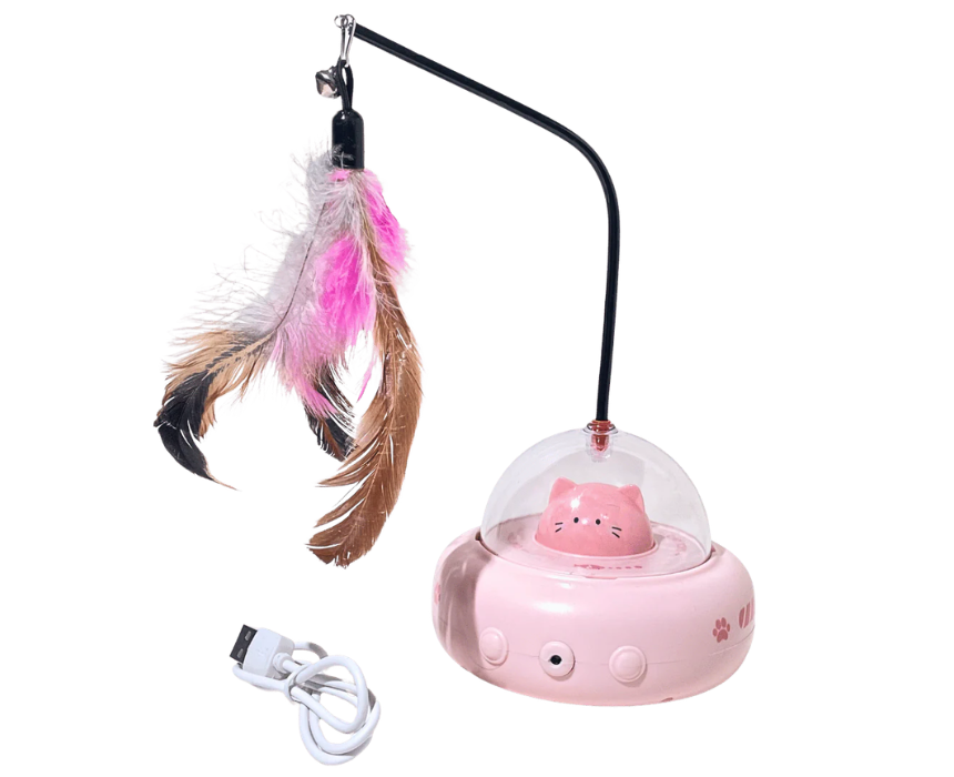 3 UFO Rechargeable Cat Toy - Image 1