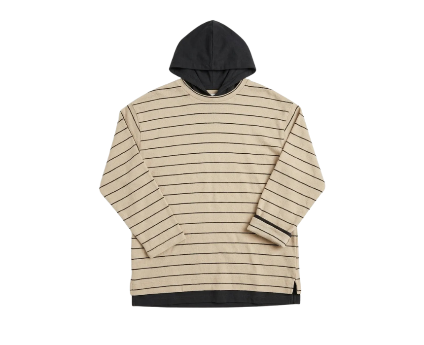 3 Zara Boys Beige Hooded Blouse - Image 1