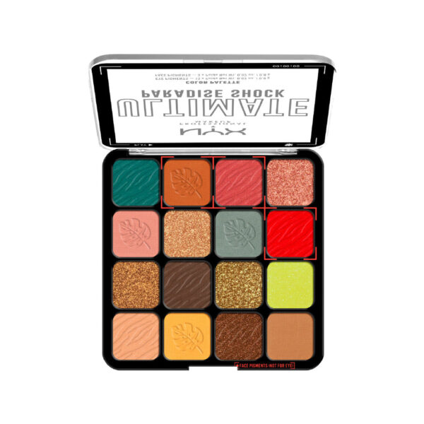 NYX ULTIMATE PARADISE SHOCK EYESHADOW PALETTE