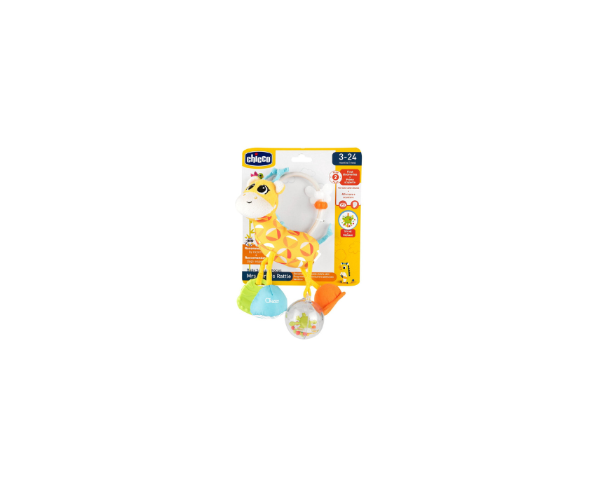 306 Mrs Giraffe Rattle Toy 3‑24M Chicco - Image 1