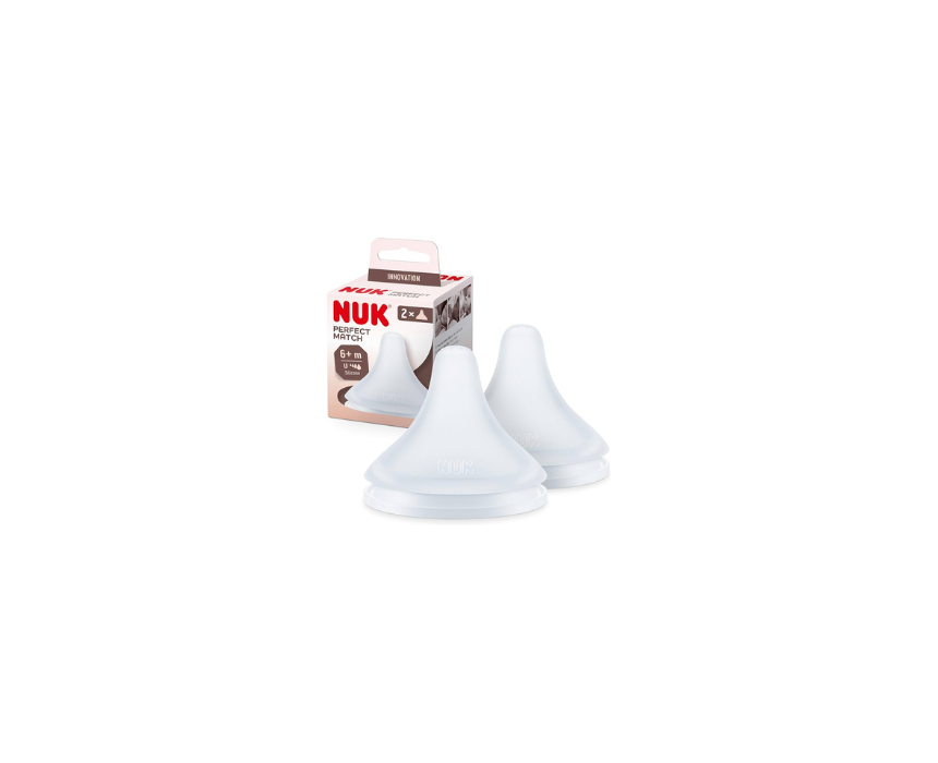 311 Baby Silicone Feeding Teat 6+ Months NUK - Image 1
