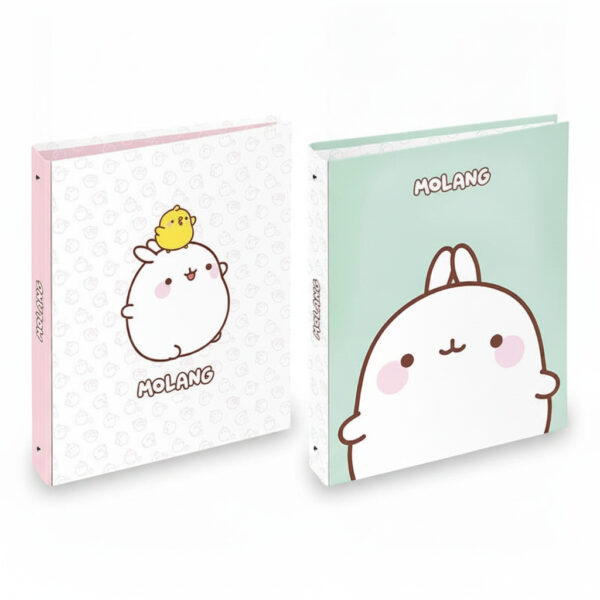 Ring Binder A4 4 Rings Spine 5cm Cardboard Molang #VIQ-200441-08
