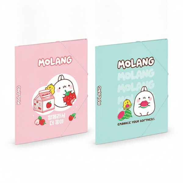 Document Wallet A4 3 Flap Elastic Closure Molang #VIQ-201481-08