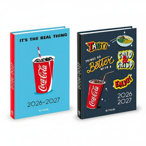 School Diary 11x17cm Aug 2026-Jul 2027 Coca-Cola Tasty #VIQ-745502-05
