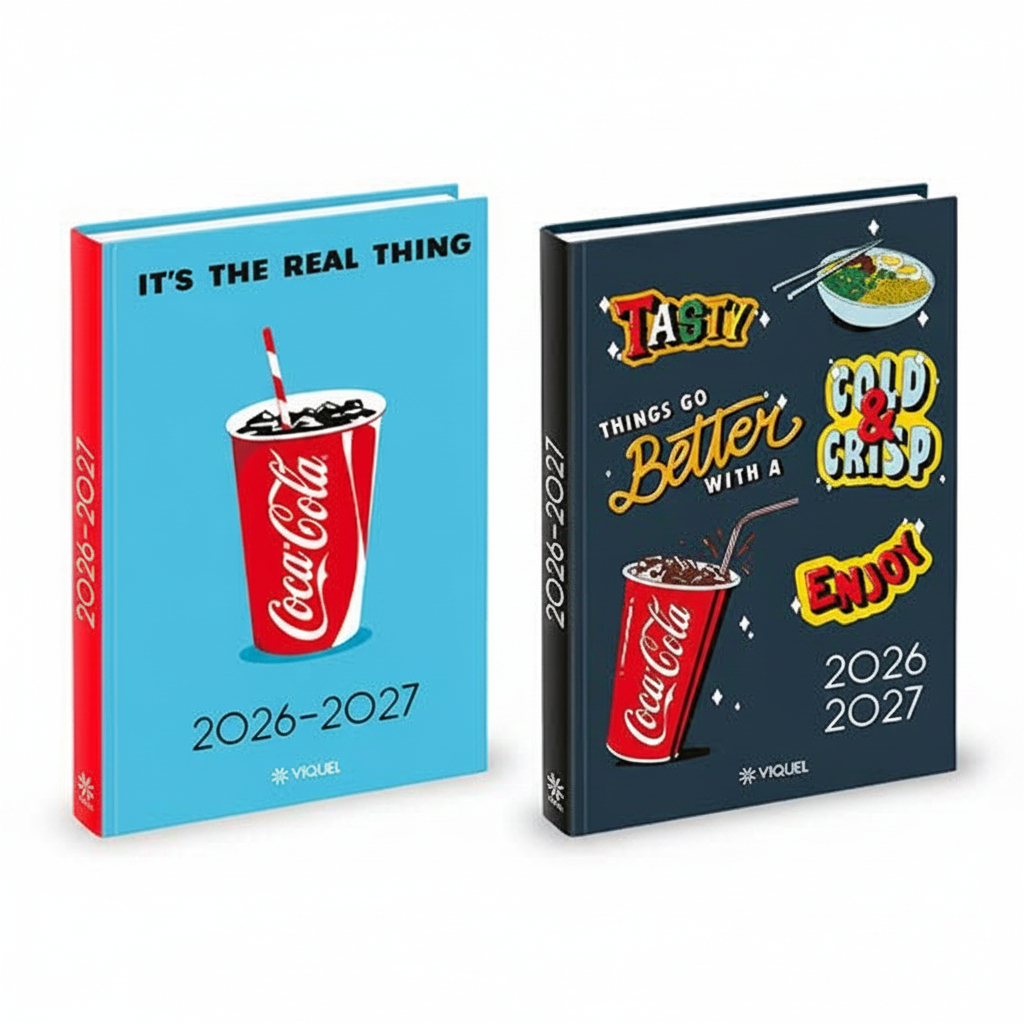 3135257455024 School Diary 11x17cm Aug 2026-Jul 2027 Coca-Cola Tasty #VIQ-745502-05