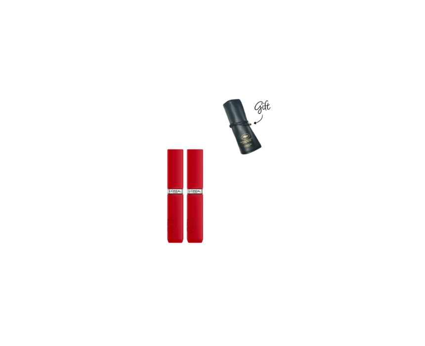 331 Lipstick Duo Set with Pouch L’Oréal Paris - Image 1