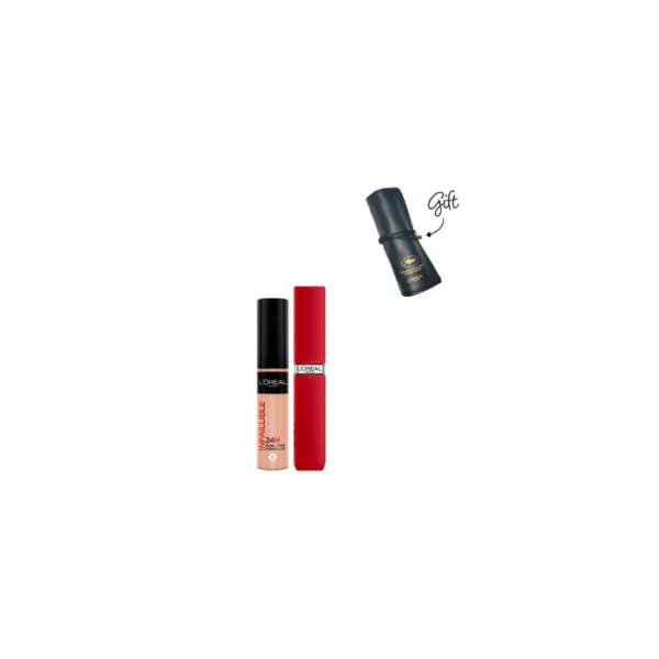 Concealer and Lipstick Duo with Pouch L’Oréal Paris