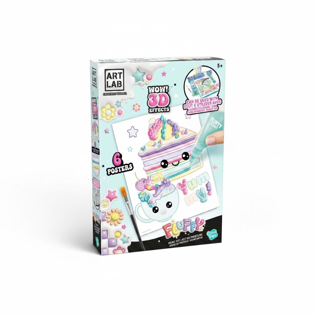 3555801342196 Canal Fluffy Paint Kit#ART 019