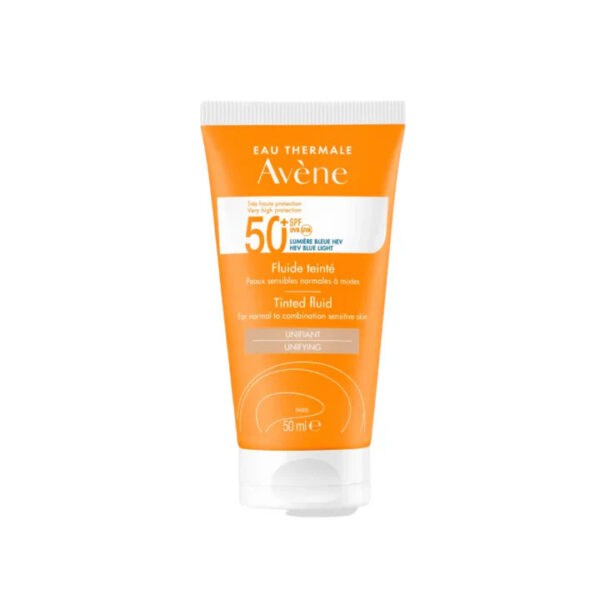 Avène Ultra Broad Spectrum Spf50+ Tinted Fluid For Normal To Combination Sensitive Skin 50ml