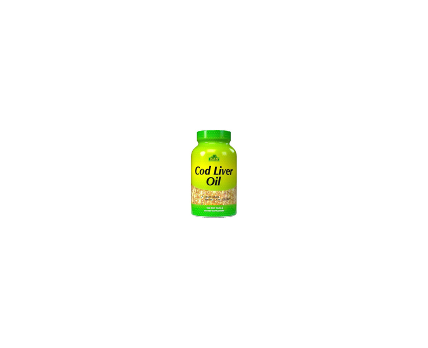 377 Cod Liver Oil Softgels Heart Joint Immunity Alfa - Image 1