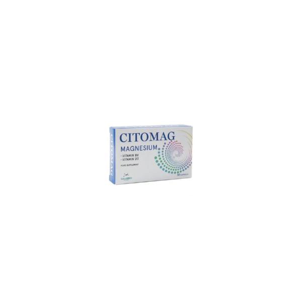 Magnesium Vitamin B6 Capsules Energy Wellbeing Citomag