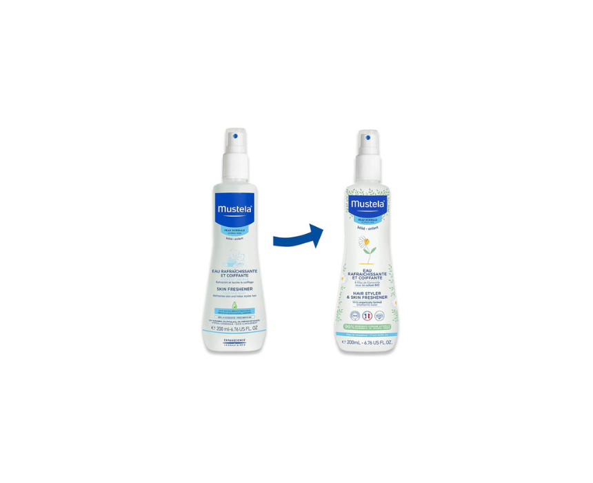 384 Baby Hair Styling Spray Mustela - Image 1