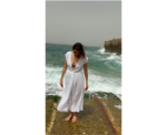 Light Cotton Open Shirt Dress - Image 