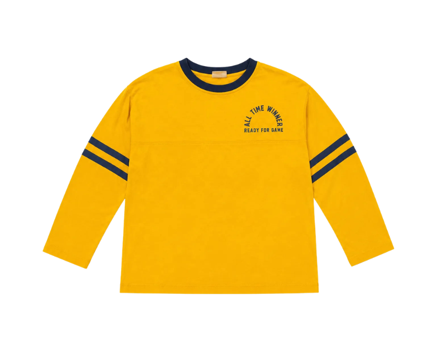 4 Zara Boys Orange All Time Winner Printed Long Sleeve Blouse - Image 1