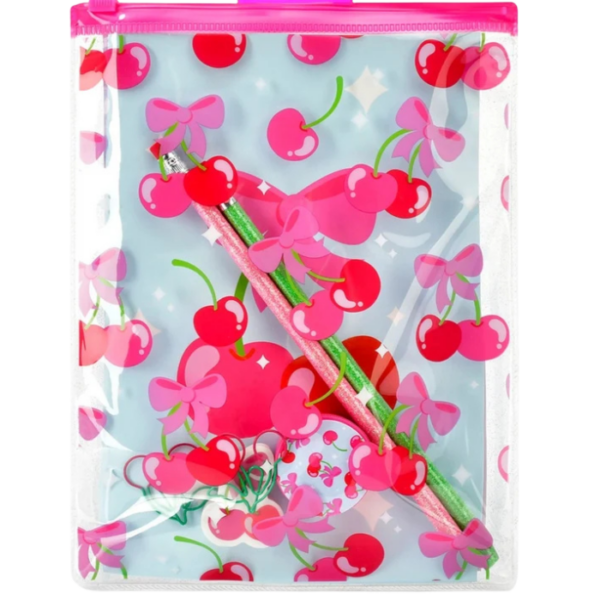 Cheerful Cherries Stationery Set