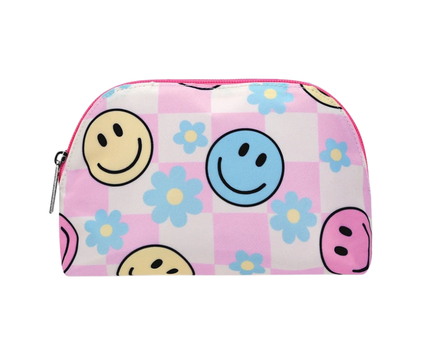 4 Happy Check Oval Pouch - Image 1