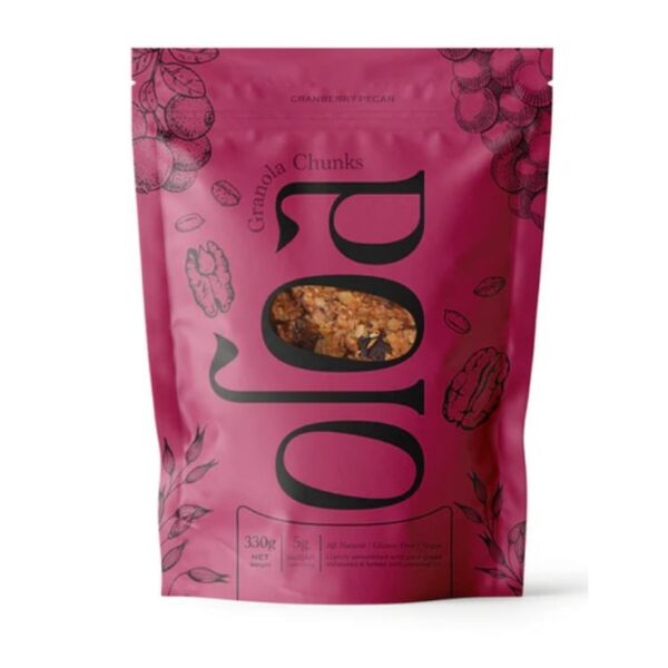 Oloa Cranberry Pecan Granola Chunks 330g