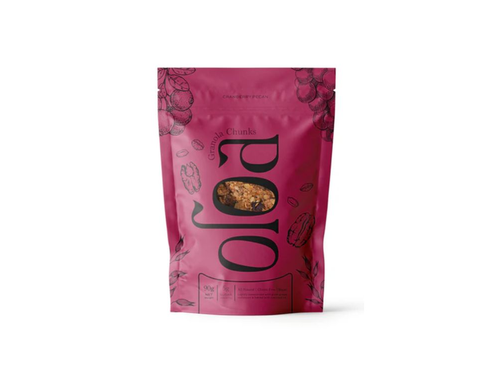 412 Oloa Cranberry Pecan Granola Chunks 90g - Image 1
