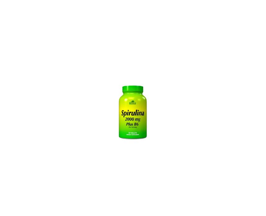 426 Spirulina Tablets Energy Immunity Wellness Vitamin B6 Alfa - Image 1